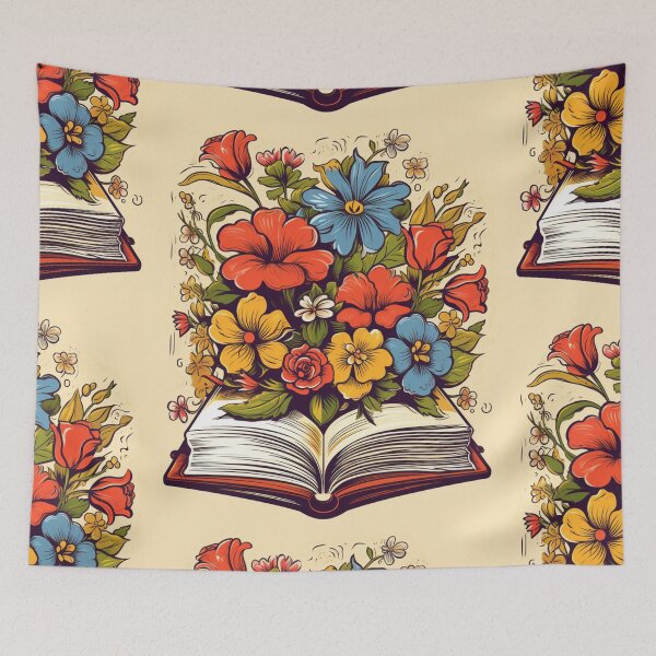 Item preview, Flowers Growing From Book. My Bookish Pack. designed and sold by LuNkyRose.