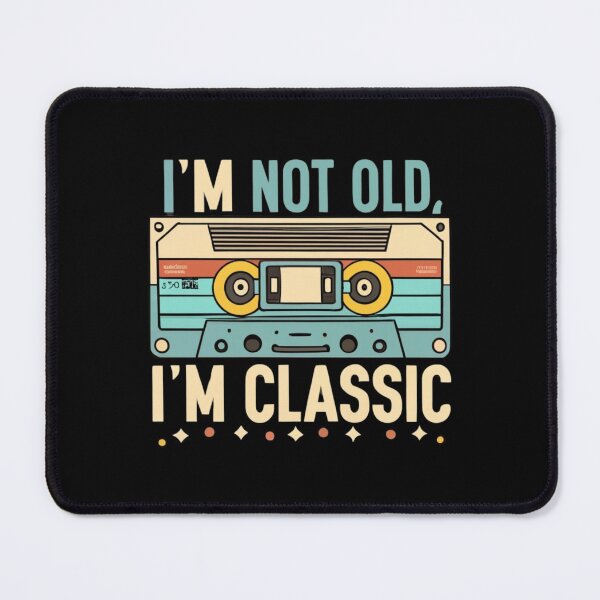 Item preview, "Classic Cassette Tape: I'm Not Old, I'm Classic" designed and sold by AI-volution.