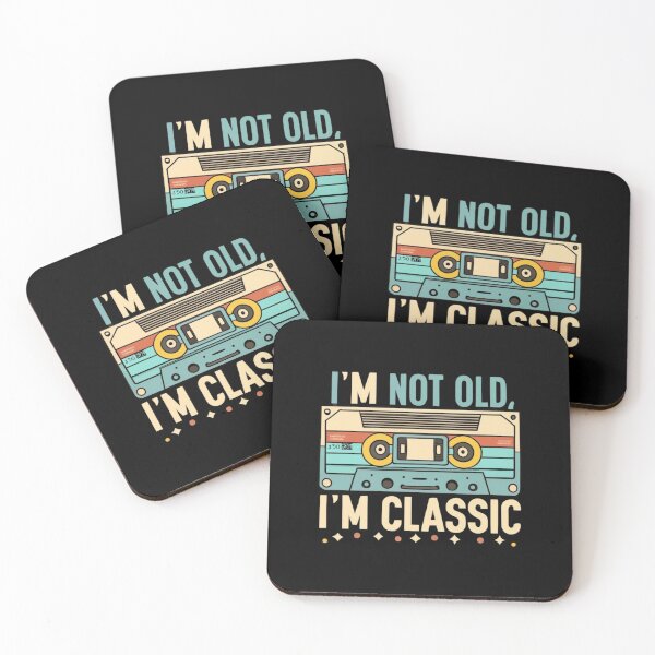 Item preview, "Classic Cassette Tape: I'm Not Old, I'm Classic" designed and sold by AI-volution.