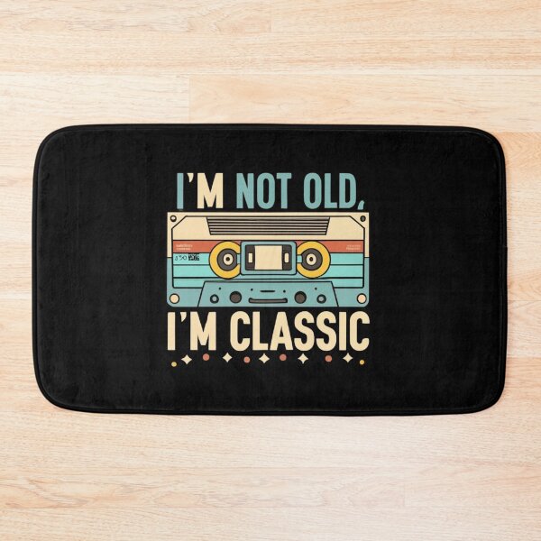 Item preview, "Classic Cassette Tape: I'm Not Old, I'm Classic" designed and sold by AI-volution.