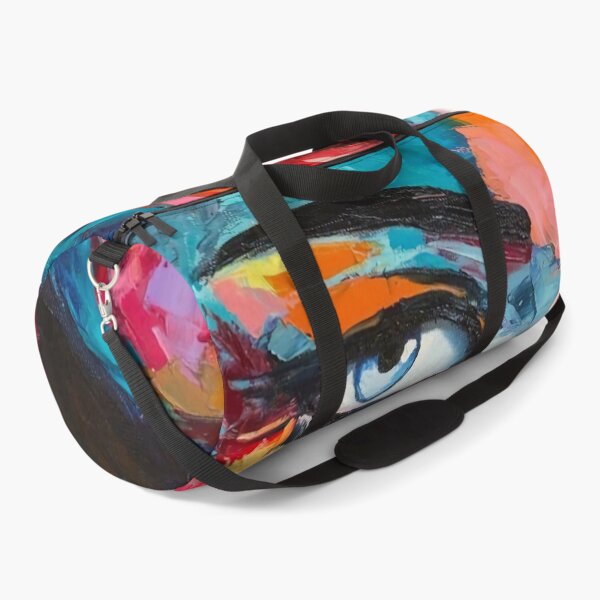 Item preview, Woman with striking blue eyes painting, modern designed and sold by clon-dot-net.