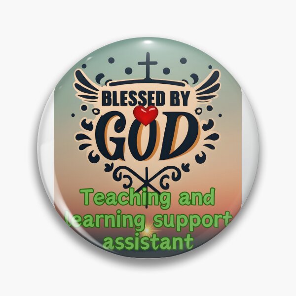 Item preview, f BLESSED BY GOD TEACHING AND LEARNING SUPPORT ASSISTANT designed and sold by carlos crane.