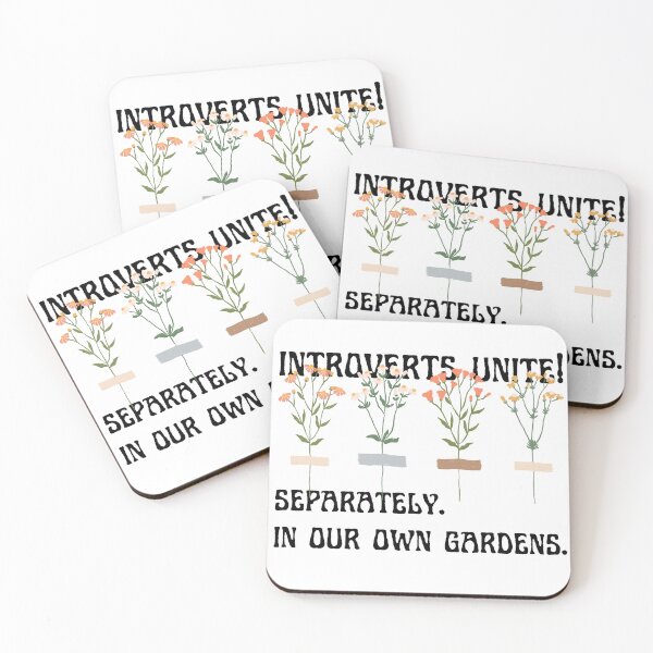 Item preview, Introverts Unite Separately In Our Gardens: Embrace Gardening Solitude with Retro Style! designed and sold by DonateWord.