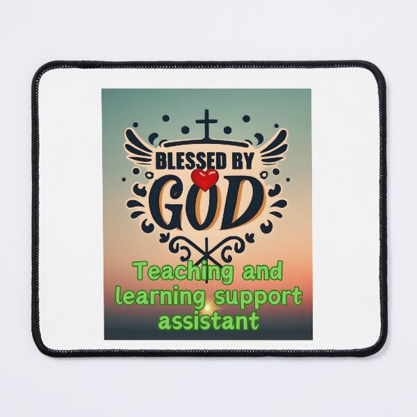 Item preview, f BLESSED BY GOD TEACHING AND LEARNING SUPPORT ASSISTANT designed and sold by carlos crane.