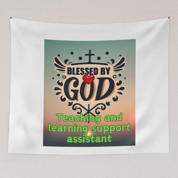 Item preview, f BLESSED BY GOD TEACHING AND LEARNING SUPPORT ASSISTANT designed and sold by carlos crane.