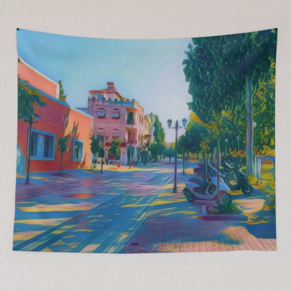 Item preview, Mediterranean Street Photographic Print - Selçuk Turkey, Kusadsi Turkey designed and sold by abeautifulife.