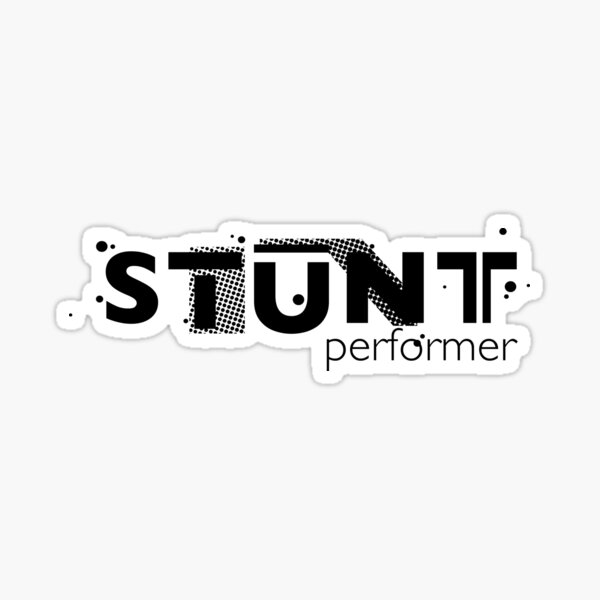 Film Crew. STUNT performer Sticker