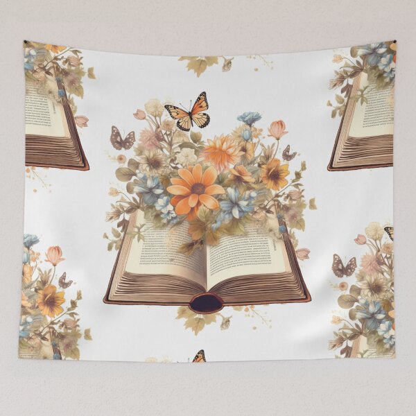 Item preview, Flowers Growing From Book. My Bookish Pack. designed and sold by LuNkyRose.