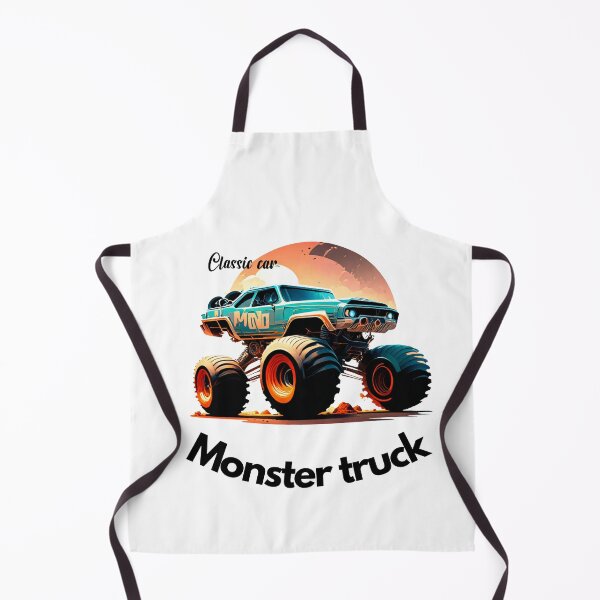 Item preview, Monster truck text back designed and sold by Culopop.