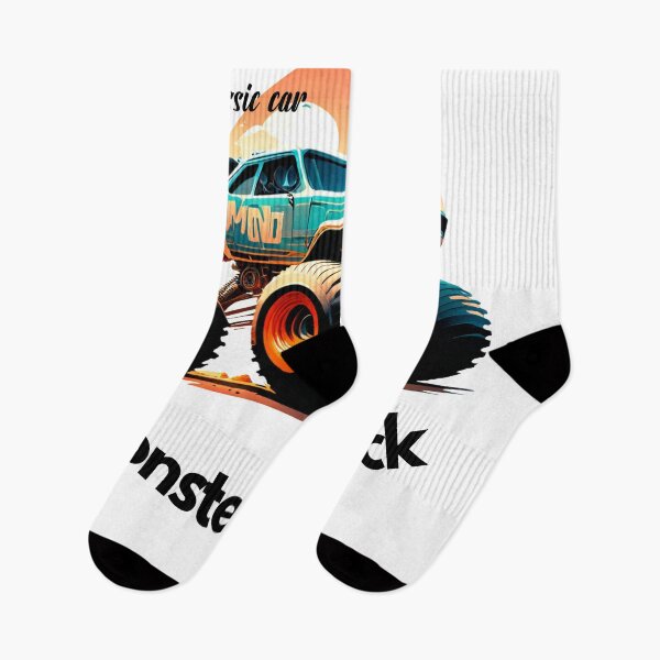 Item preview, Monster truck text back designed and sold by Culopop.