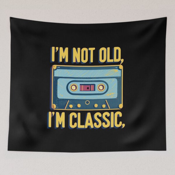Item preview, "Classic Cassette Tape Tee: Timeless Elegance" designed and sold by AI-volution.