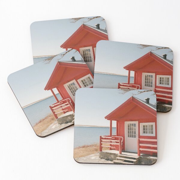 Item preview, A Festive Cabin in the beach - Remote Festivities  designed and sold by ReelRide Creations.