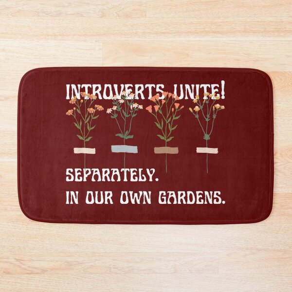 Item preview, Introverts Unite Separately In Our Gardens: Embrace Gardening Solitude with Retro Style! designed and sold by DonateWord.