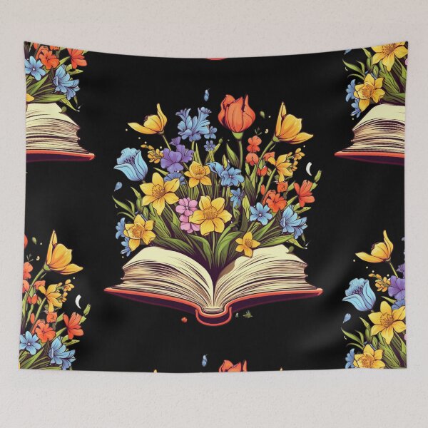 Item preview, Flowers Growing From Book. My Bookish Pack. designed and sold by LuNkyRose.