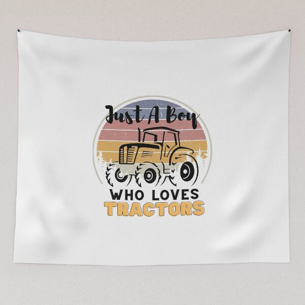 Item preview, JUST A BOY WHO LOVES TRACTORS cup white  designed and sold by Ziromayki ⭐⭐⭐⭐⭐.