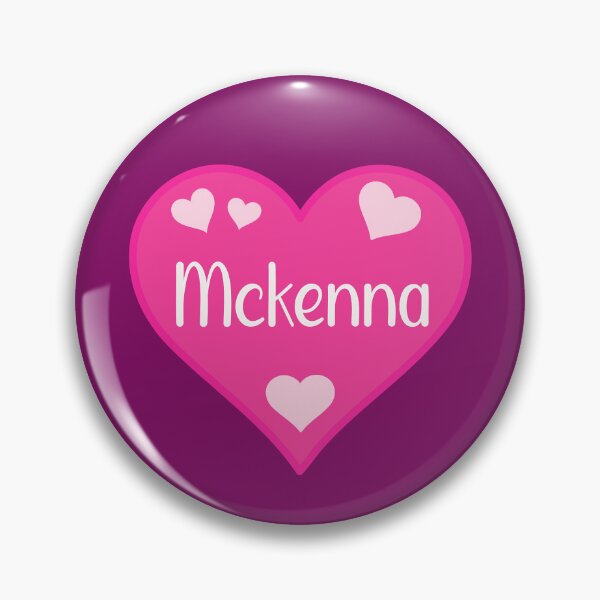 Item preview, Mckenna Name Pink Heart  designed and sold by Jeallan Designs.