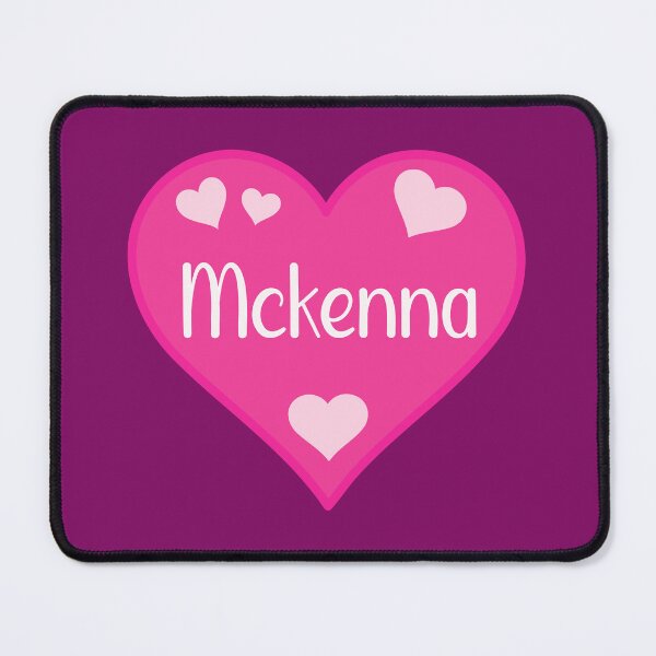 Item preview, Mckenna Name Pink Heart  designed and sold by Jeallan Designs.