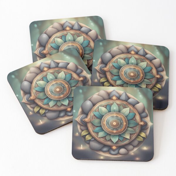 Item preview, Earthy Mandala Harmony Spiritual Nature Design designed and sold by SpiritualManda.