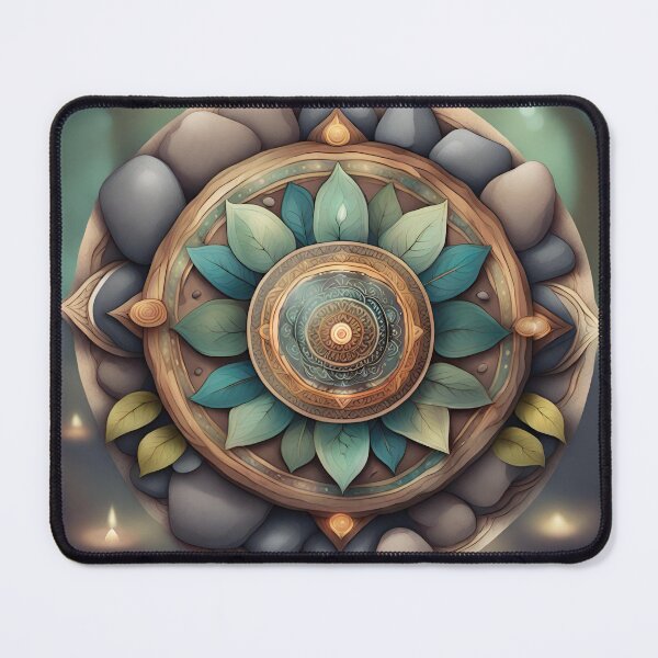 Item preview, Earthy Mandala Harmony Spiritual Nature Design designed and sold by SpiritualManda.