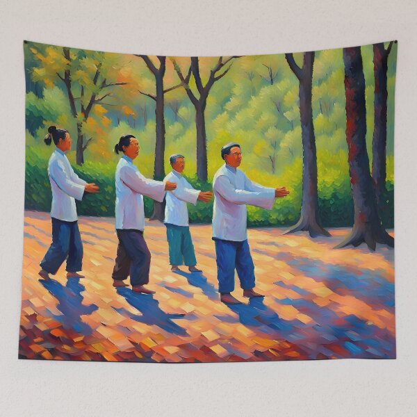 Item preview, Qi Gong in the park  designed and sold by HofTao.