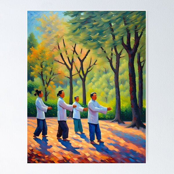 Item preview, Qi Gong in the park  designed and sold by HofTao.