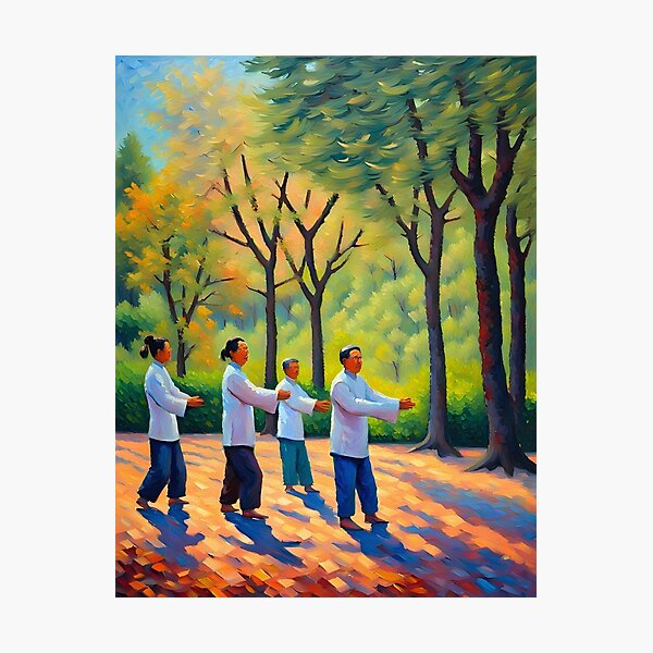 Item preview, Qi Gong in the park  designed and sold by HofTao.
