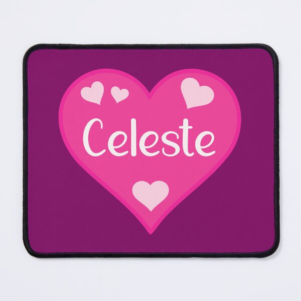 Item preview, Celeste Name Pink Heart  designed and sold by Jeallan Designs.