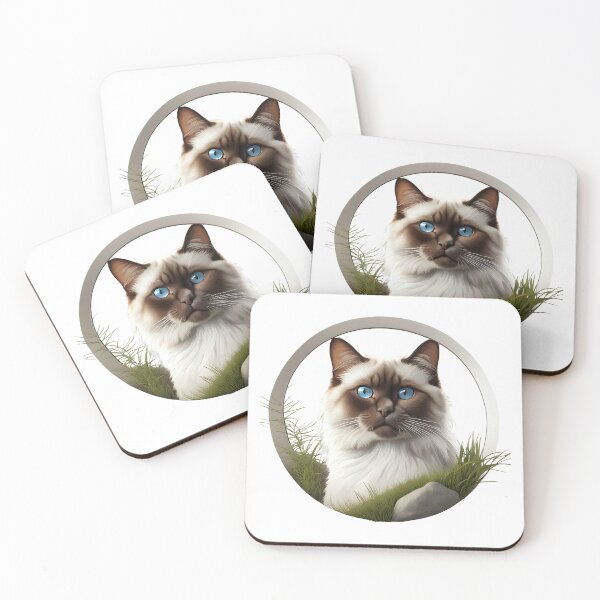 Item preview, Beautiful Chocolate Point Birman cat  designed and sold by Kaleddis.