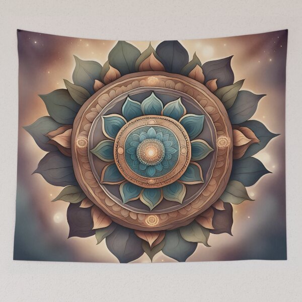 Item preview, Mystical Mandala Visions Nature Harmony Art designed and sold by SpiritualManda.