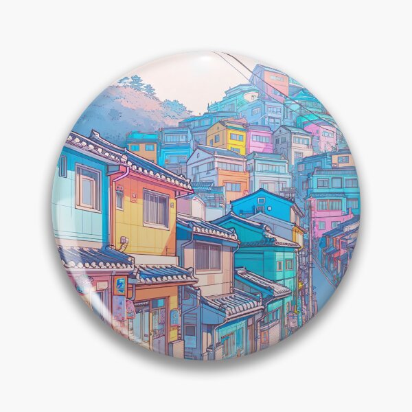 Artikelvorschau, Busan Gamcheon Kulturdorf Korea entworfen und verkauft von unrealartwork.