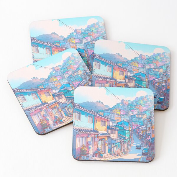 Item preview, Aldea Cultural Busan Gamcheon Corea designed and sold by unrealartwork.