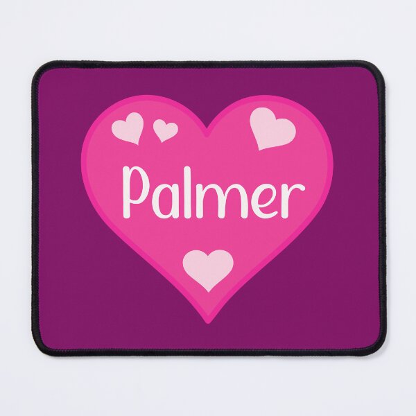 Item preview, Palmer Name Pink Heart  designed and sold by Jeallan Designs.