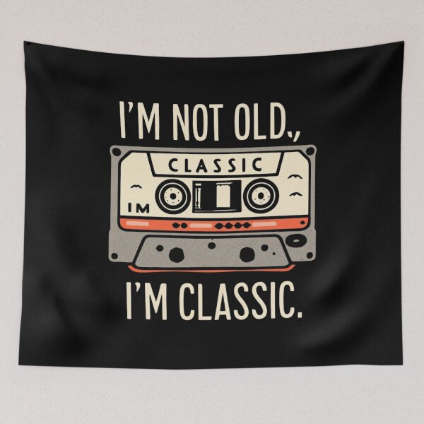 Item preview, "Ageless Style: Classic Cassette Tape Tee" designed and sold by AI-volution.