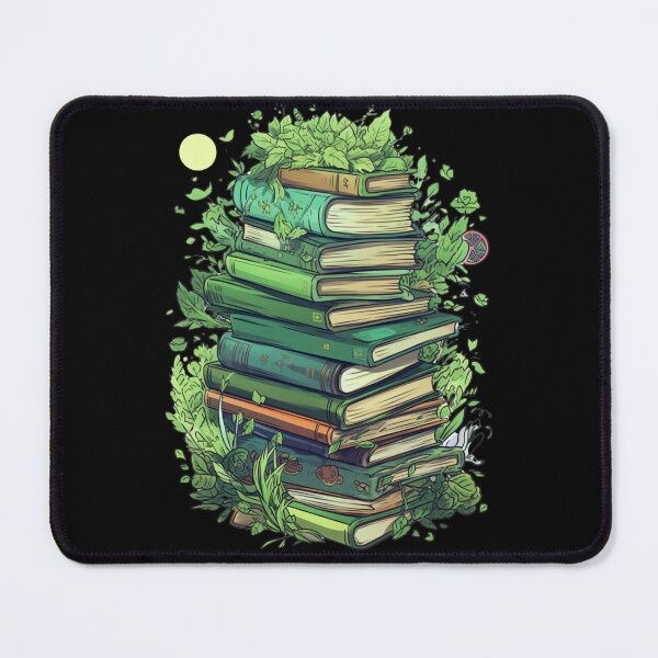 Item preview, Green Books. Flowers With Book. My Bookish Pack. designed and sold by LuNkyRose.