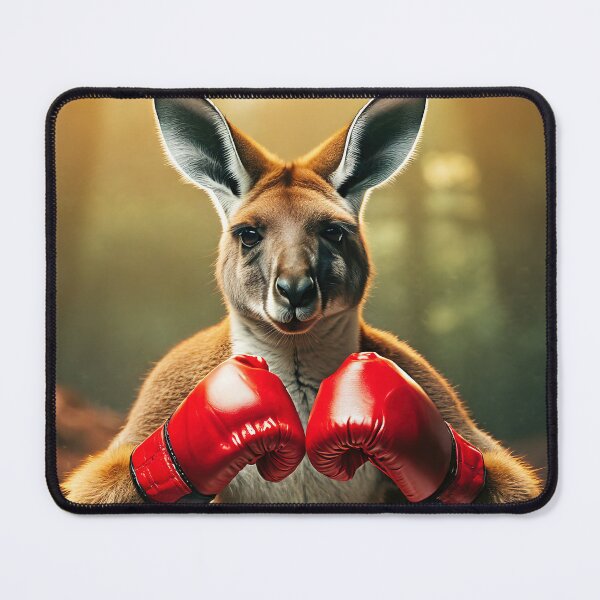 Item preview, Kangaroo with red boxer gloves designed and sold by stevanovicigor.