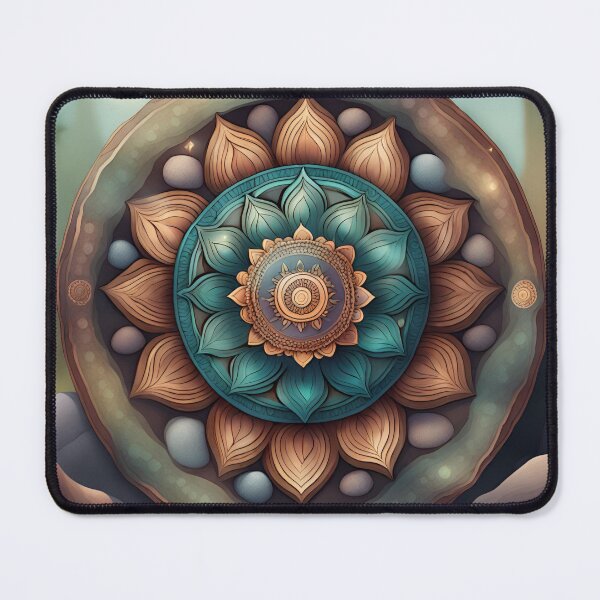 Item preview, Earthy Mandala Harmony Spiritual Rustic Design designed and sold by SpiritualManda.