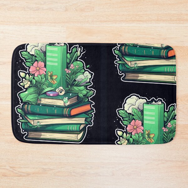 Item preview, Green Books. Flowers With Book. My Bookish Pack. designed and sold by LuNkyRose.