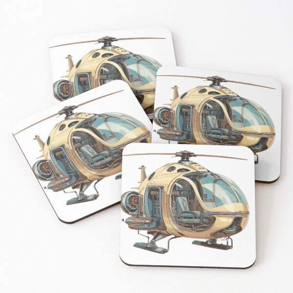 Item preview, Retro Future Helicopter designed and sold by RetroFutureee.