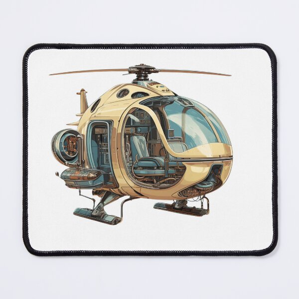 Item preview, Retro Future Helicopter designed and sold by RetroFutureee.