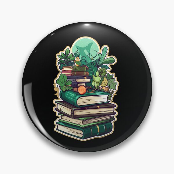 Item preview, Green Books. Flowers With Book. My Bookish Pack. designed and sold by LuNkyRose.