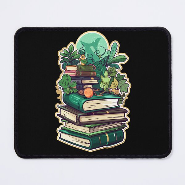 Item preview, Green Books. Flowers With Book. My Bookish Pack. designed and sold by LuNkyRose.