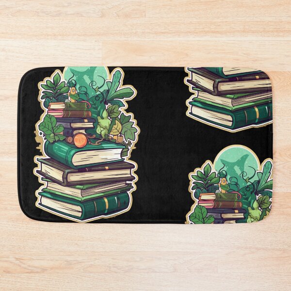 Item preview, Green Books. Flowers With Book. My Bookish Pack. designed and sold by LuNkyRose.