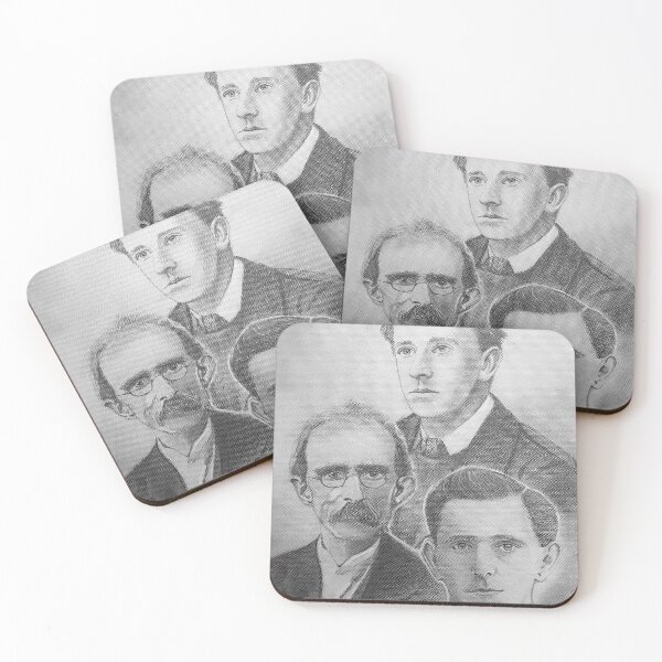 Item preview, Irish Proclamation Portraits Wall Art Print designed and sold by ConorKeeganArt.