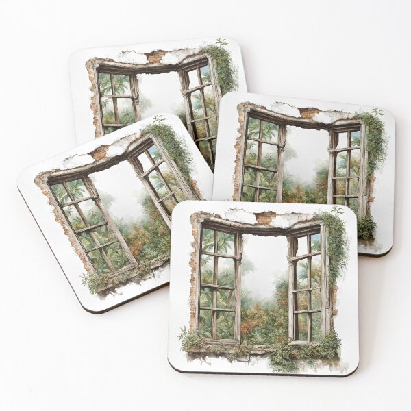 Item preview, An Old Window In An Abandoned House designed and sold by LanaGustavsson.