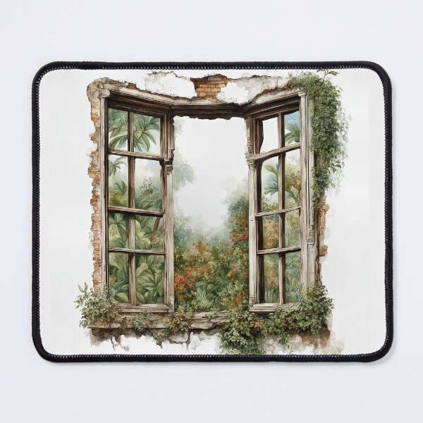 Item preview, An Old Window In An Abandoned House designed and sold by LanaGustavsson.