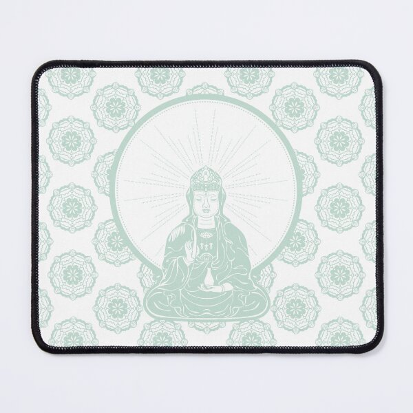 Item preview, Kuan Yin Sattva - Snow + Mint designed and sold by Irene Estelle.