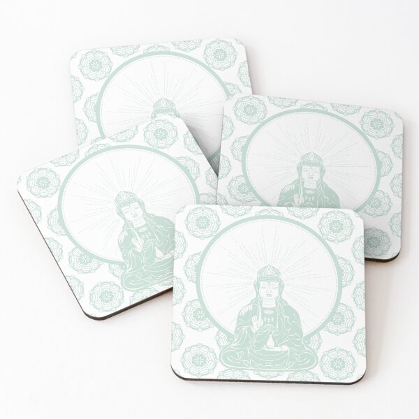Item preview, Kuan Yin Sattva - Snow + Mint designed and sold by Irene Estelle.