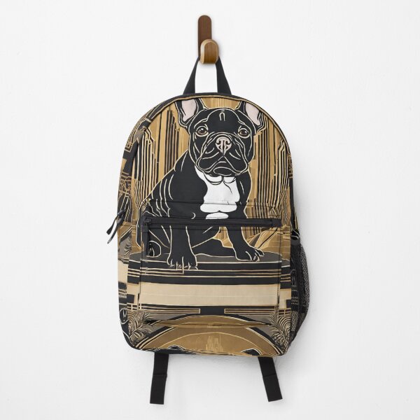 Item preview, Estilo Art Deco Bulldog Francés negro designed and sold by ArDecoS.