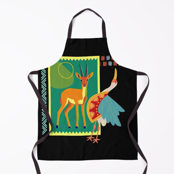 Item preview, Exotic bird in ethno version - colorful animals | Safari with colors | etno Safari Predatory Animals designed and sold by Erry-ewell.