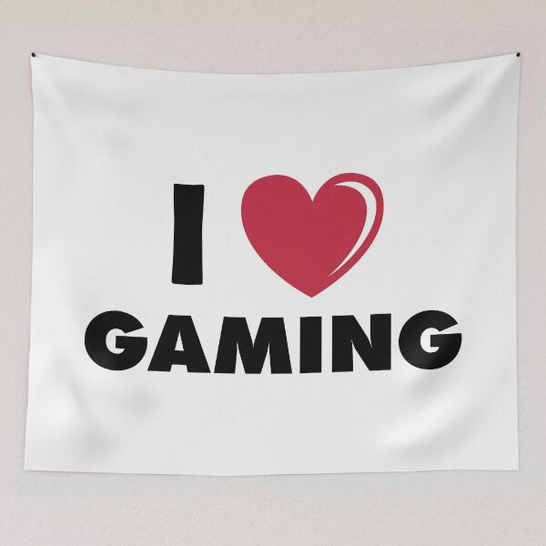 Item preview, gaming love heart gamer sayings icon player games designed and sold by AndreMi.